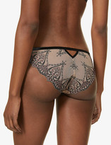 Thumbnail for your product : Aubade Curs Enlaces mid-rise lace briefs