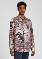 Thumbnail for your product : Paul Smith Men's Tailored-Fit Purple 'Cowboy' Print Shirt