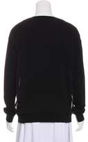 Thumbnail for your product : Vince Silk-Accented Long Sleeve Top