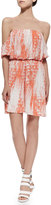 Thumbnail for your product : T-Bags 2073 T Bags Off-The-Shoulder Dress W/ Shirred Print