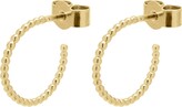 Thumbnail for your product : Myia Bonner 9K Yellow Gold Mini Sphere Hoop Earrings