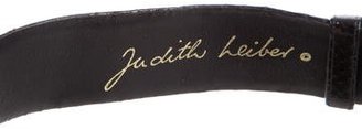 Judith Leiber Snakeskin Embellished Belt