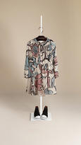 Thumbnail for your product : Burberry Floral Print Silk Georgette Dress