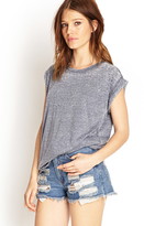Thumbnail for your product : Forever 21 Crew Neck Burnout Tee
