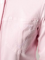 Thumbnail for your product : Love Moschino Heart Embroidered Denim Jacket