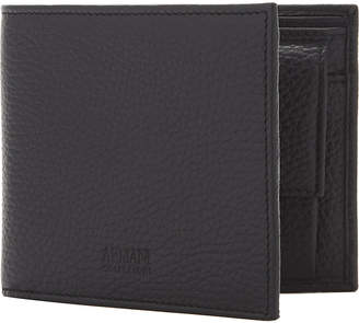 Armani Collezioni Textured leather billfold wallet