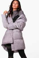 Thumbnail for your product : boohoo Womens Faye Boutique Funnel Neck Padded Jacket