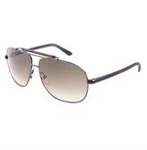 Thumbnail for your product : Tom Ford TF243 08P Adrian Aviator Silver Unisex Sunglasses
