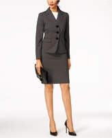 Thumbnail for your product : Le Suit Jacquard-Dot Skirt Suit