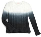 Thumbnail for your product : Design History Girl's Ombré Cable Knit Sweater