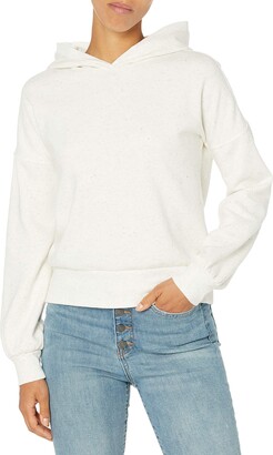 Goodthreads Amazon Brand Women's Heritage Fleece Cropped Long Sleeve Hoodie Sweatshirt