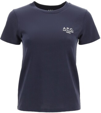 A.P.C. Denise Logo Embroidered Crewneck T-Shirt