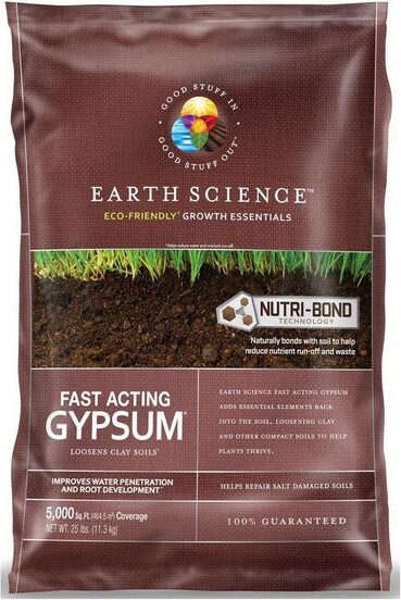 Earth Science Gypsum 5000 sq ft 25 lb