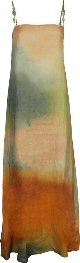 STAUD Laura Tie-Dyed Dress