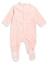 Thumbnail for your product : Armani Junior Baby's Two-Piece Collared Footie & Bib Set