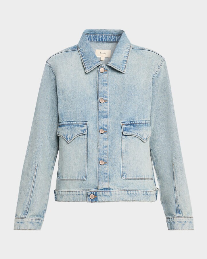 Triarchy Lillian Boxy Western Denim Jacket
