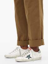 Thumbnail for your product : Golden Goose Superstar Low Top Leather Trainers - Womens - White Silver