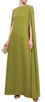 Thumbnail for your product : Valentino Cape-back Silk-crepe Gown