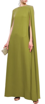 Valentino Cape-back Silk-crepe Gown