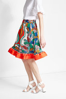Thumbnail for your product : Emilio Pucci Printed Silk Skirt
