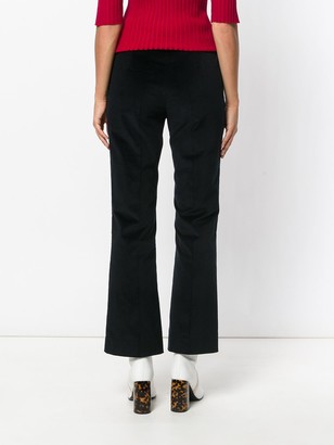 Cédric Charlier Flared Corduroy Trousers