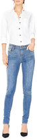 Thumbnail for your product : Alice + Olivia Jane Embroidered Skinny Jeans, Blue