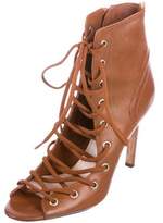 Thumbnail for your product : Sarah Jessica Parker Leather Lace-Up Boots