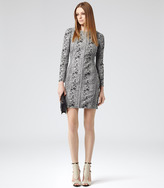 Thumbnail for your product : Reiss Fion SNAKE PRINT DRESS