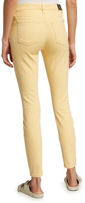 Jen7 Skinny Ankle High-Rise Colored Pants