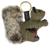 Thumbnail for your product : Joules New Womens Green Squirrel Acrylic Keyrings