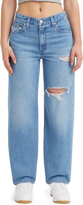 Levi's Ripped Baggy Dad Jeans