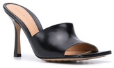 Thumbnail for your product : Bottega Veneta Rubber Sole Leather Stretch Mule Sandal Black