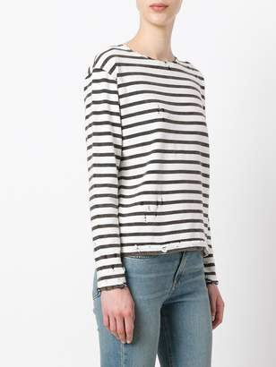 R 13 striped sweatshirt