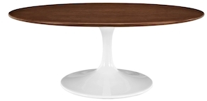 Modway Lippa Walnut Wood Coffee Table
