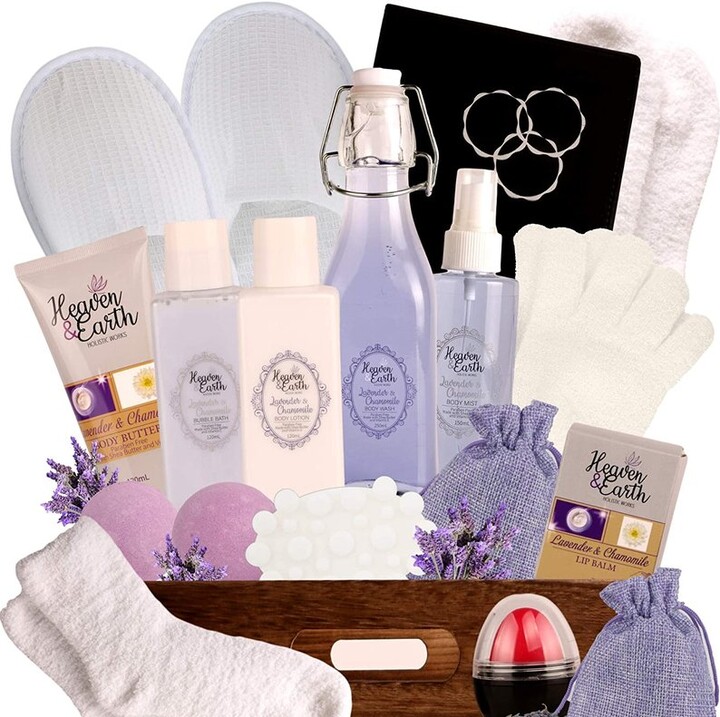 Lizush Luxury Spa Gift Basket And Self Care Gifts For Women With