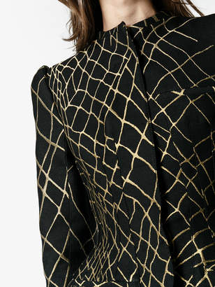 Haider Ackermann 3D jacquard fitted hourglass jacket