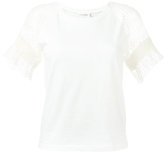See By Chloé - lace-sleeve T-shirt - 