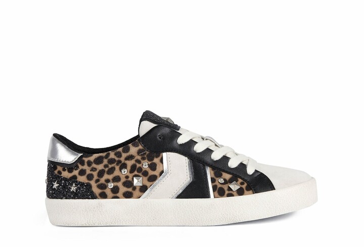 ladies leopard print trainers