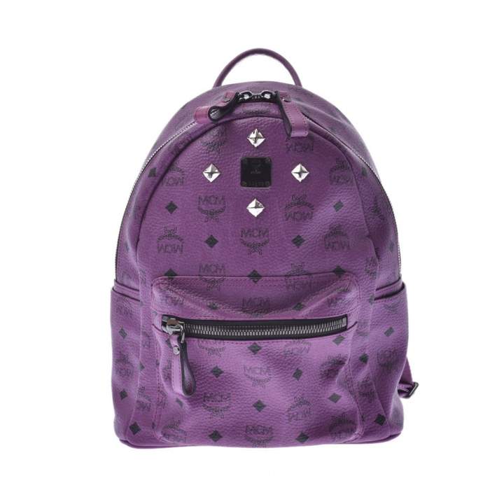 mcm purple backpack