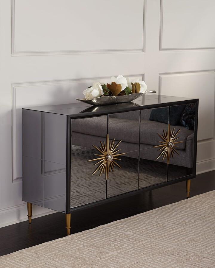 Mirrored Console Table The World, Bassett Mirror Console Table