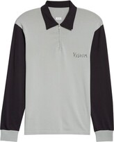 Thumbnail for your product : Visvim Godfrey Logo Cotton Blend Zip Polo