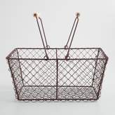 Thumbnail for your product : Rectangular Rustic Wire Basket