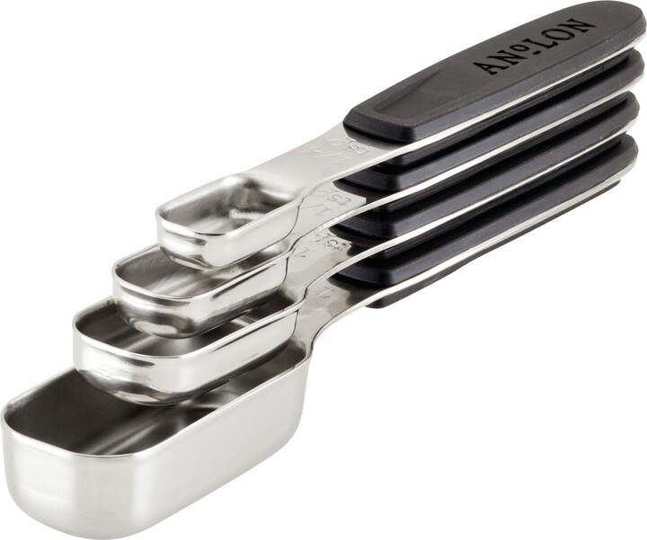 Anolon SureGrip Magnetic Measuring Spoon Set, 4 Pc.