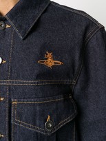 Thumbnail for your product : Vivienne Westwood Logo Embroidered Denim Jacket