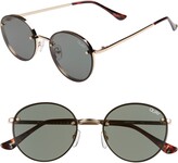 Thumbnail for your product : Quay x Elle Ferguson Farrah 53mm Round Sunglasses