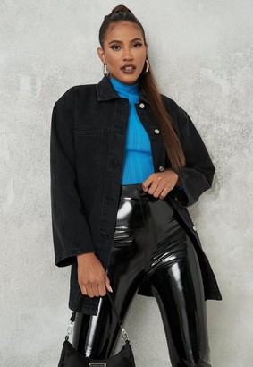 longline denim jacket sale