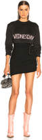 Thumbnail for your product : Alberta Ferretti Wednesday Lurex Crewneck Sweater in Black & Light Pink | FWRD