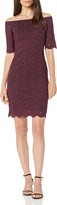 Thumbnail for your product : Lark & Ro Women's Half Sleeve Lace Off the Shoulder Sheath Dress