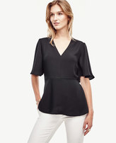 Thumbnail for your product : Ann Taylor V-Neck Peplum Top