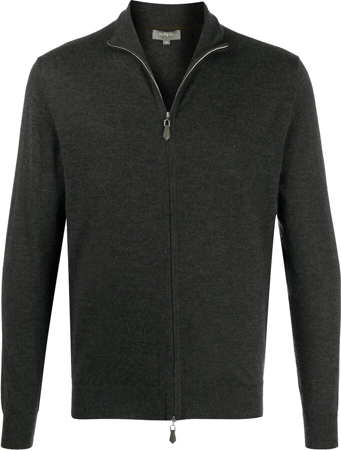 N.Peal Spread Collar Cardigan